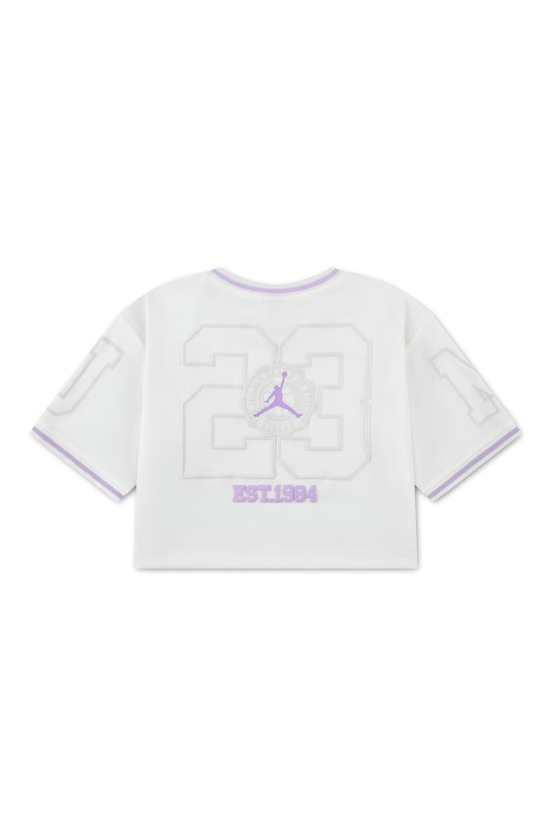 Kids' Crop Boxy Fit Tee, Alternate, color, SAIL