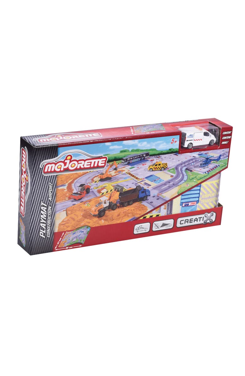 Dickie Toys HK Ltd Creatix Construction Playmat Playset With 1 Diecast Car, Alternate, color, Multicolored