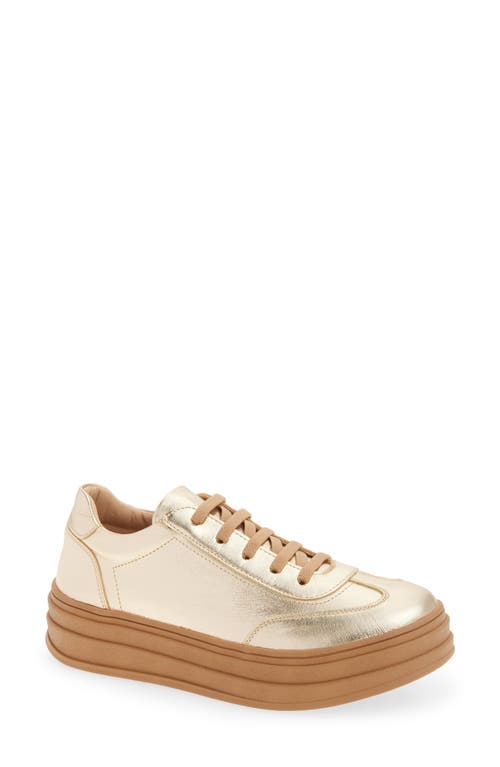 Chocolat Blu Varen Platform Sneaker In Brown