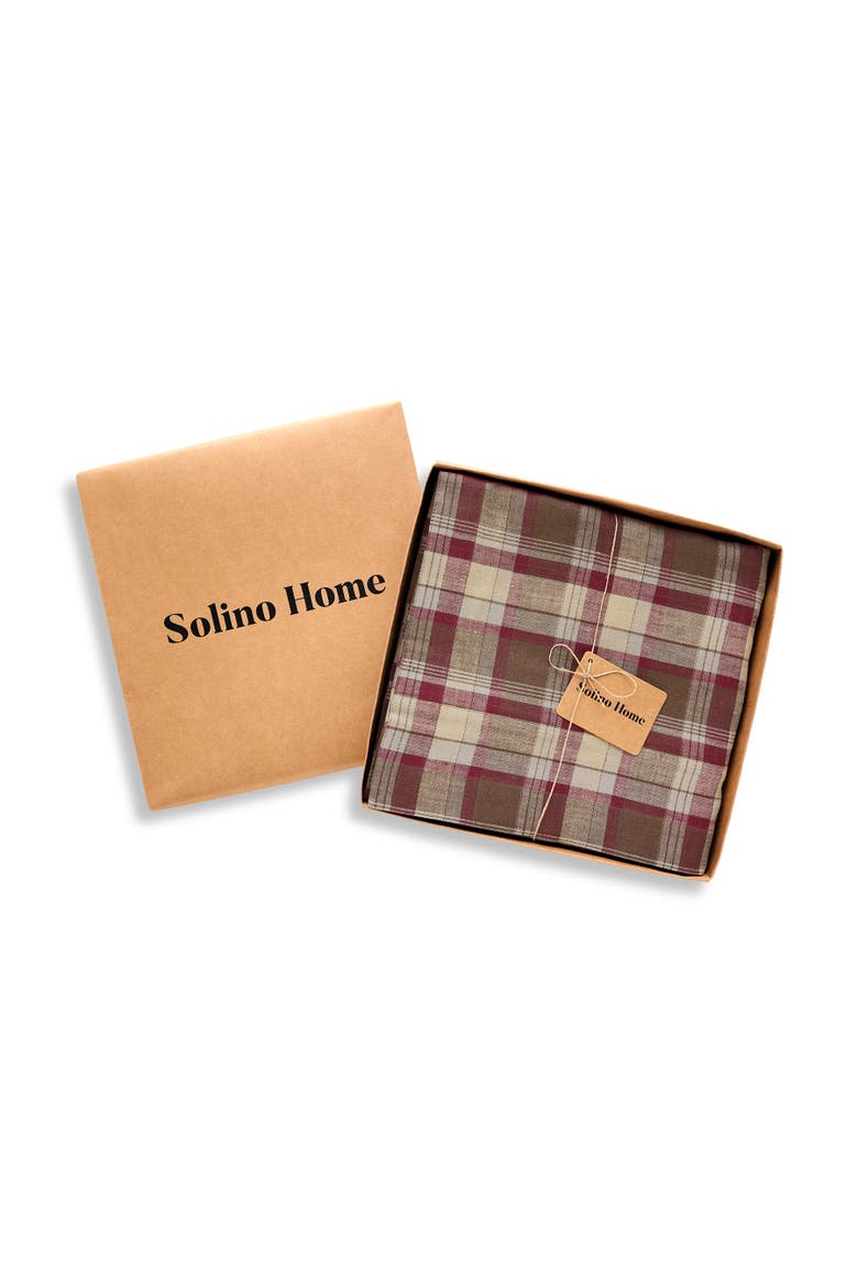Linen Tablecloth - Rustic Plaid, Alternate, color, Rustic Multicolor