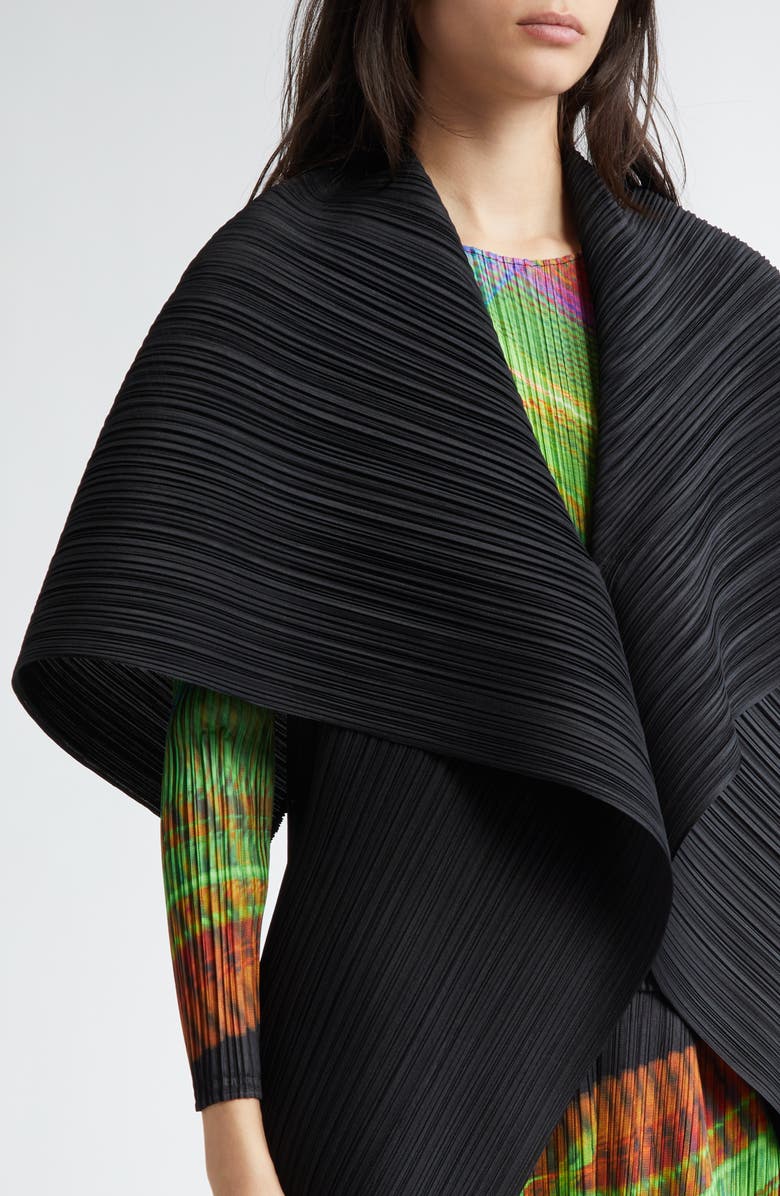 Pleats Please Issey Miyake Monthly Colors November Pleated Vest, Alternate, color,