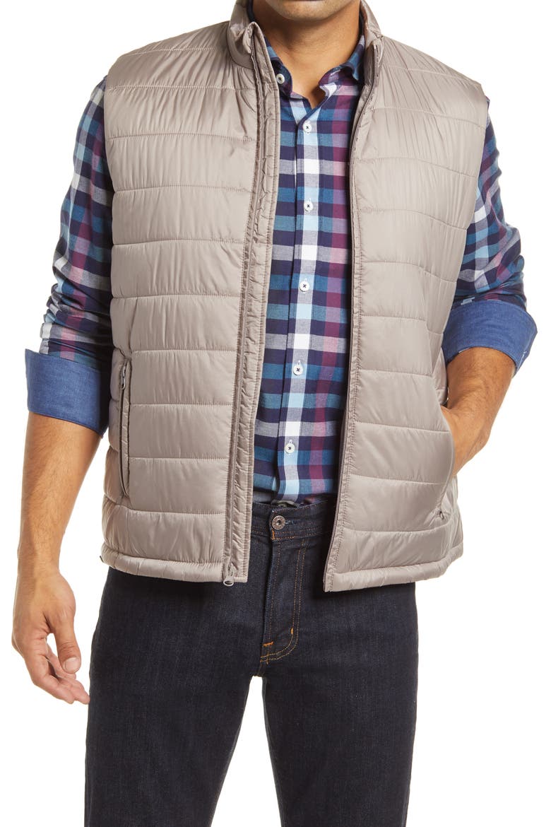 Quilted Vest, Main, color, SAND