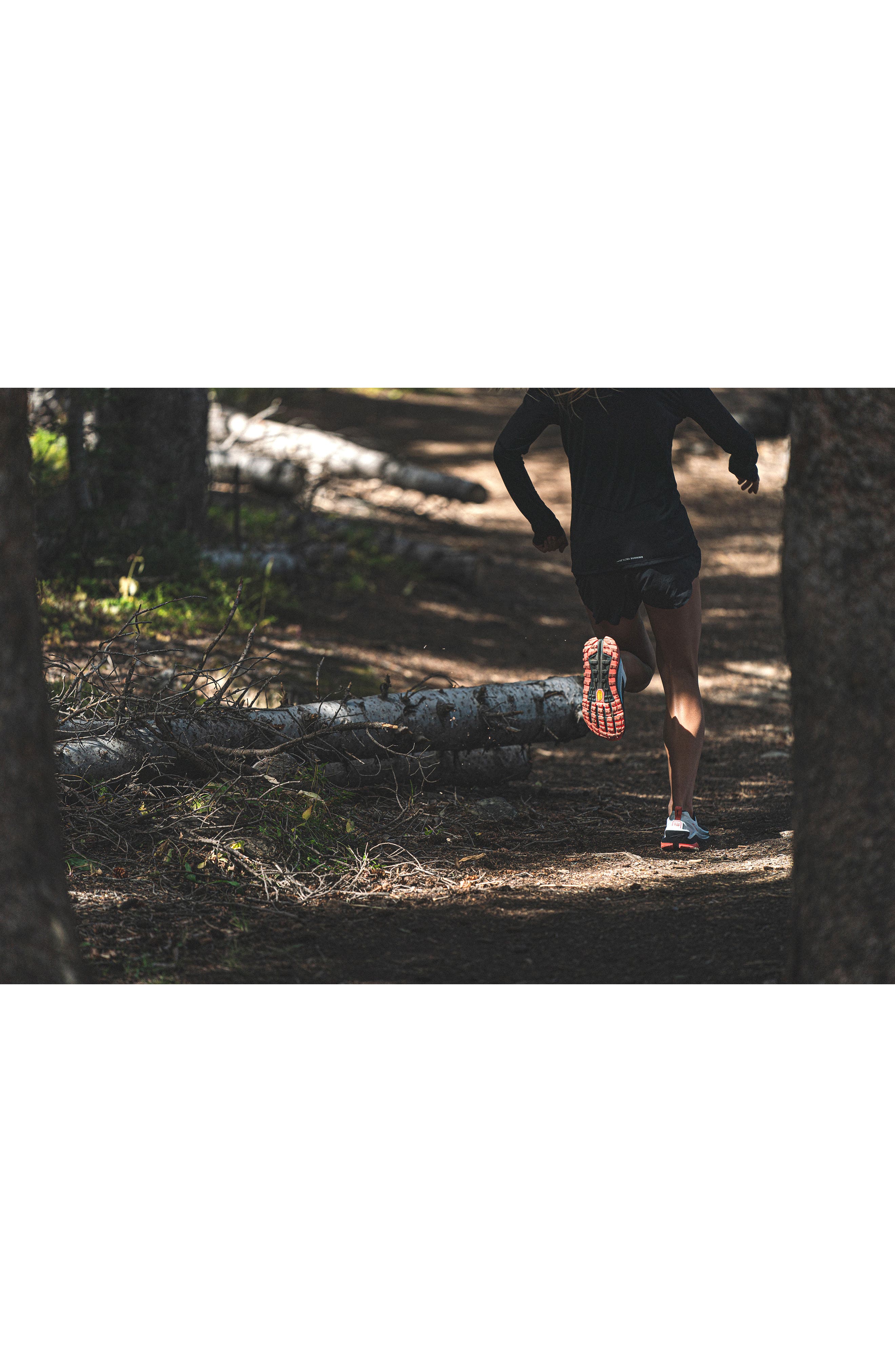 Olympus 4 Trail Running Shoe, Alternate, color, BLACK/ WHITE