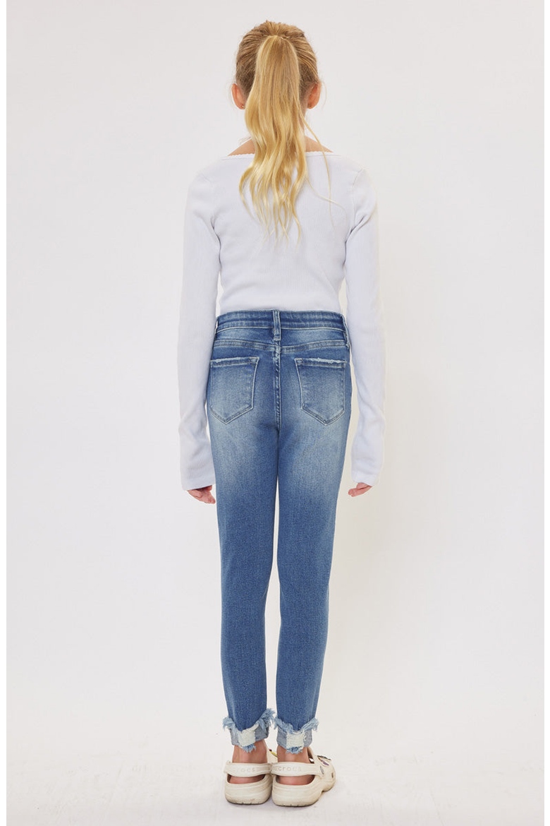 Cole High Rise Ankle Skinny Jeans, Alternate, color, Medium Wash
