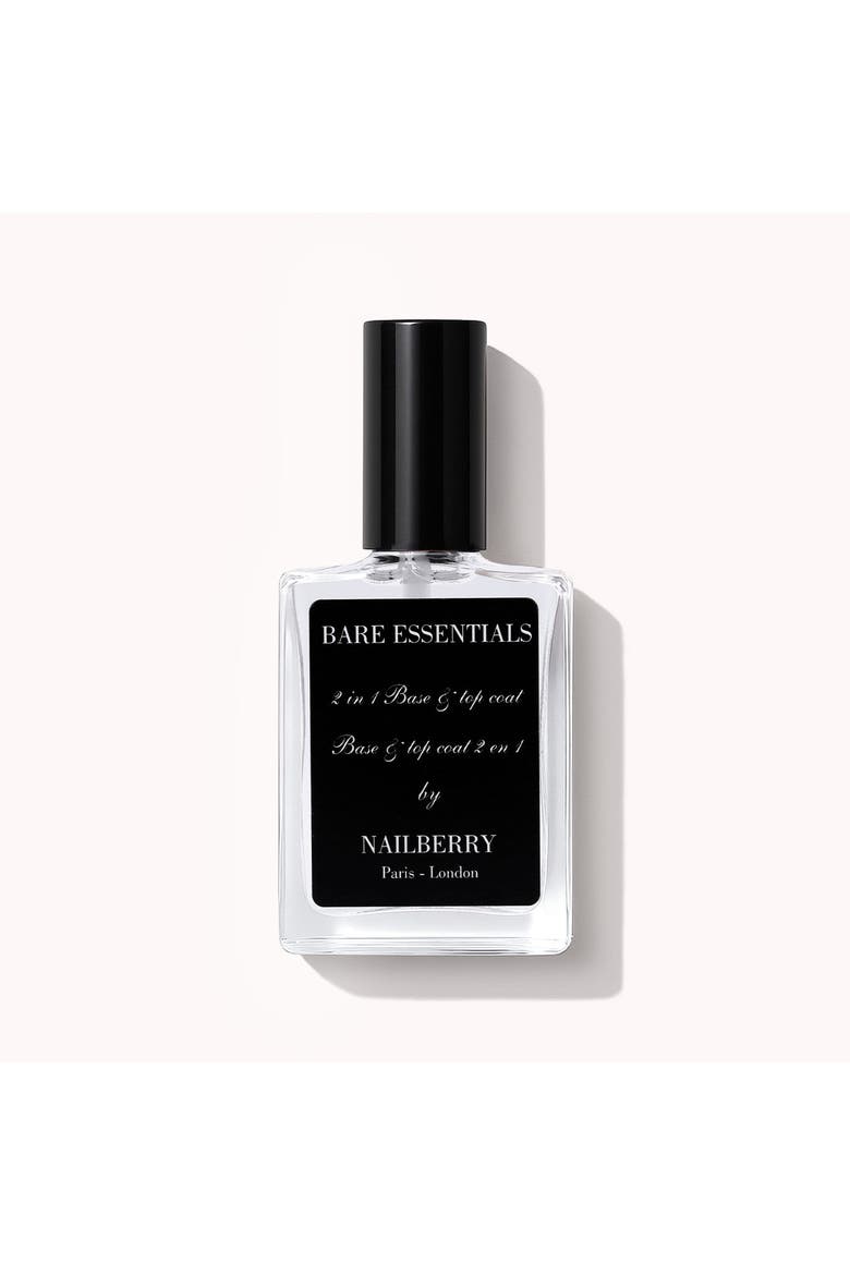 Bare Essentials - 2 in 1 Base & Top Coat, Main, color, Clear