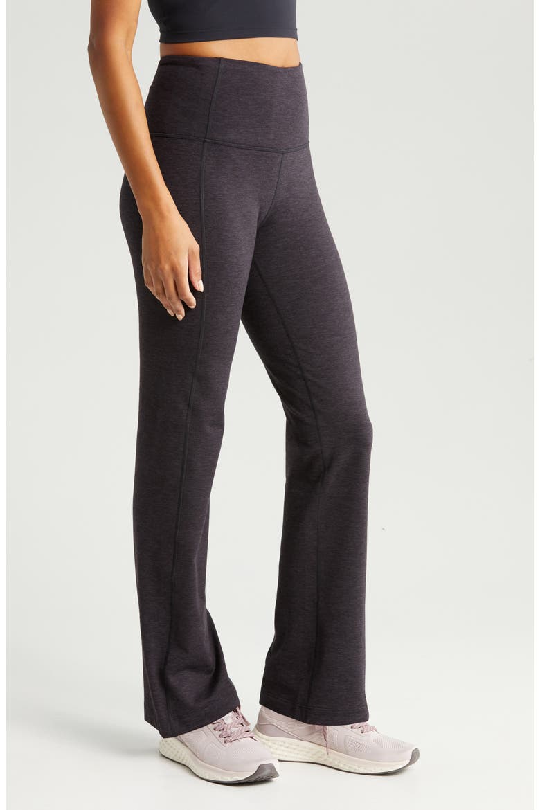 Cozy Tech High Waist Performance Leggings, Alternate, color, BLACK