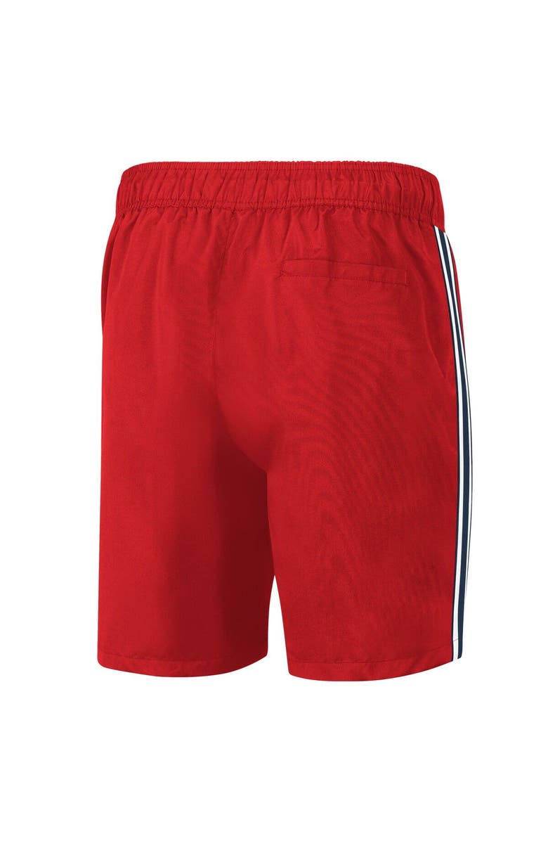 G-III SPORTS BY CARL BANKS Men's G-III Sports by Carl Banks Red/Navy Washington Capitals Sand Beach Swim Shorts, Alternate, color, Red
