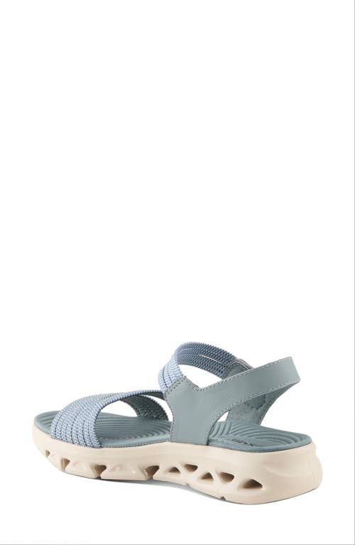 Flexus By Spring Step Garlina Platform Wedge Sandal In Blue