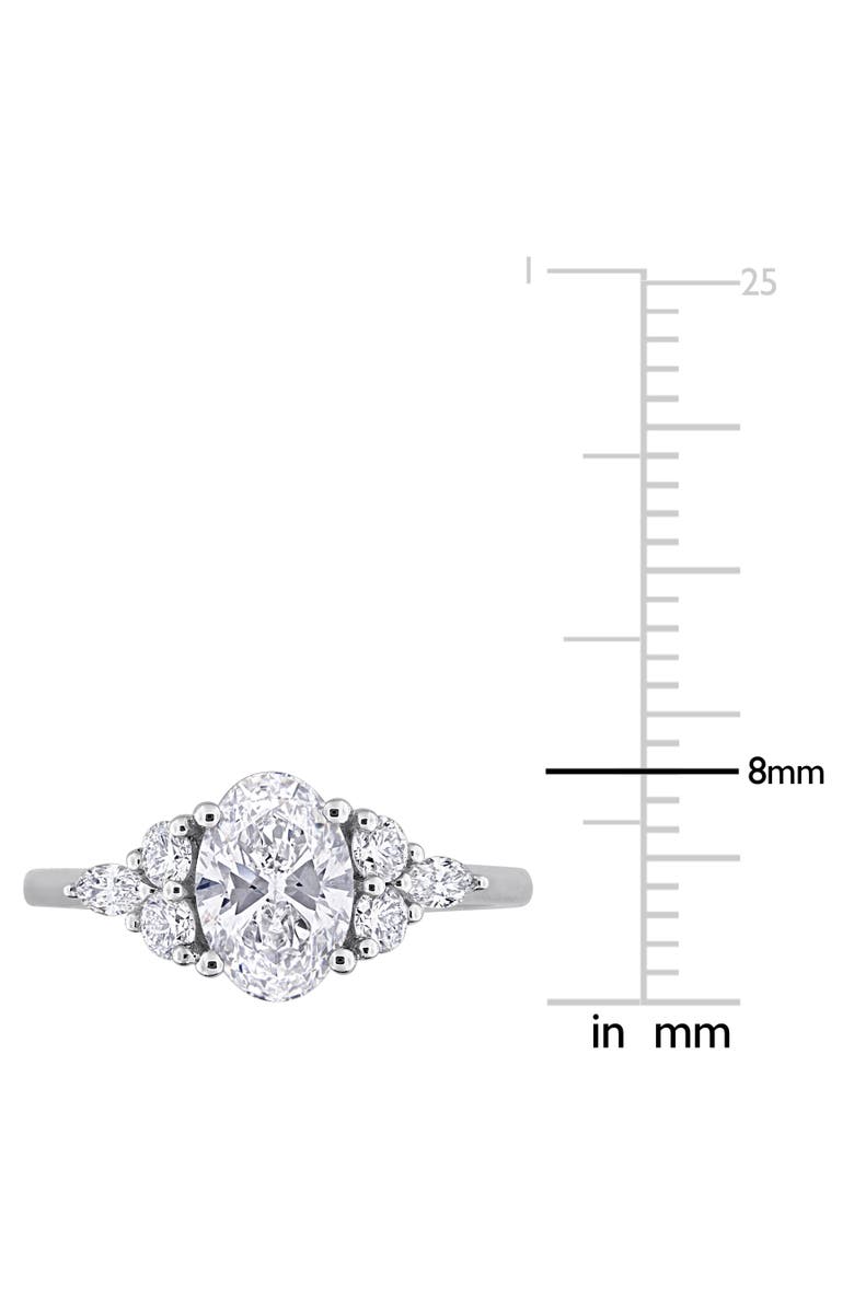 Julianna B. 1-5/8 CTW Lab-Grown Diamond Cluster Ring 14k, Alternate, color, 