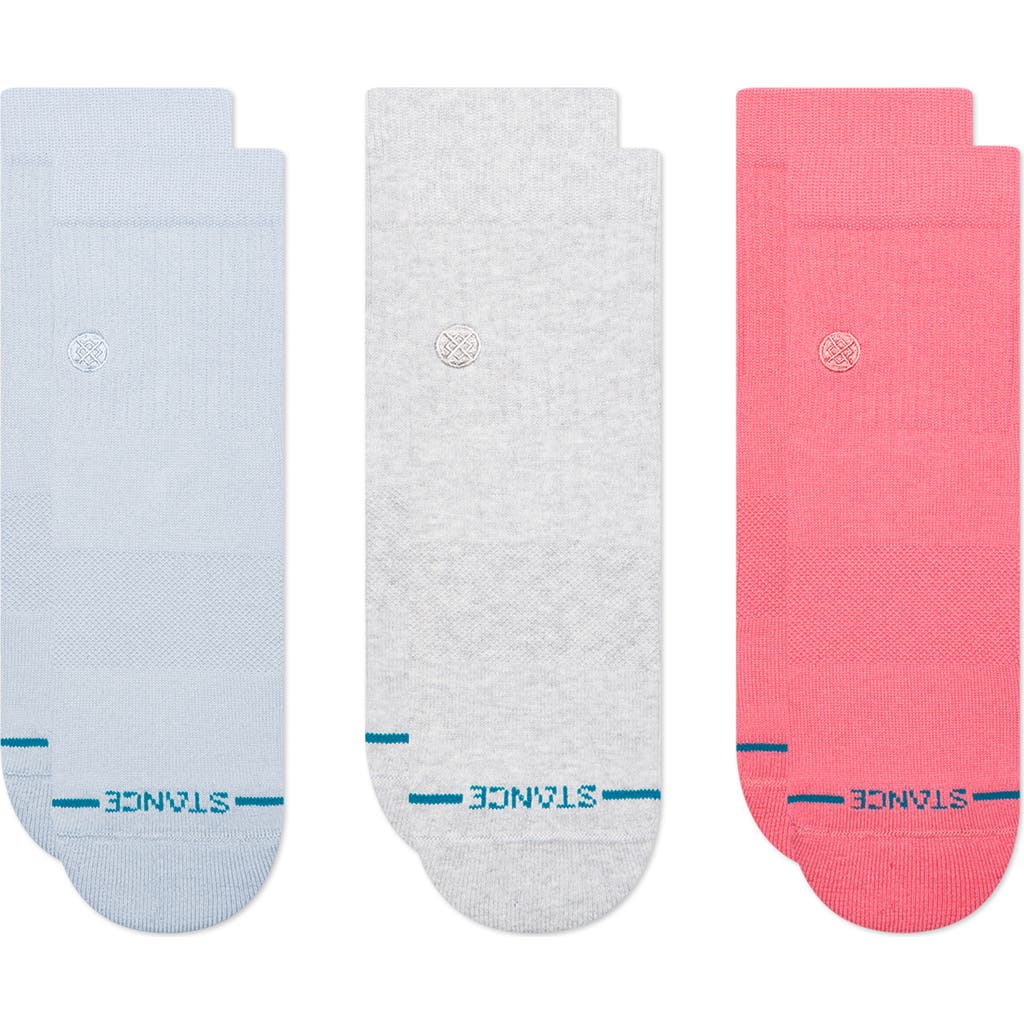 Stance Icon Assorted 3-pack Quarter Socks In Multi