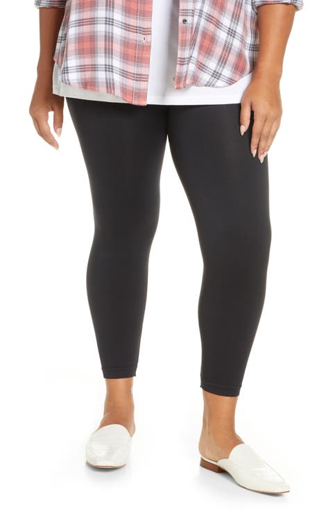 Seamless Crop Leggings (Plus Size)