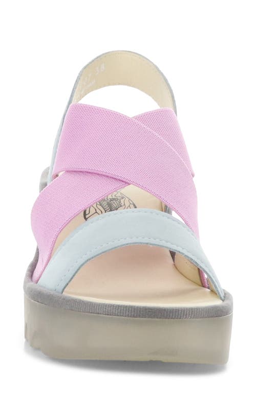 Fly London Taji Platform Slingback Sandal In Multi