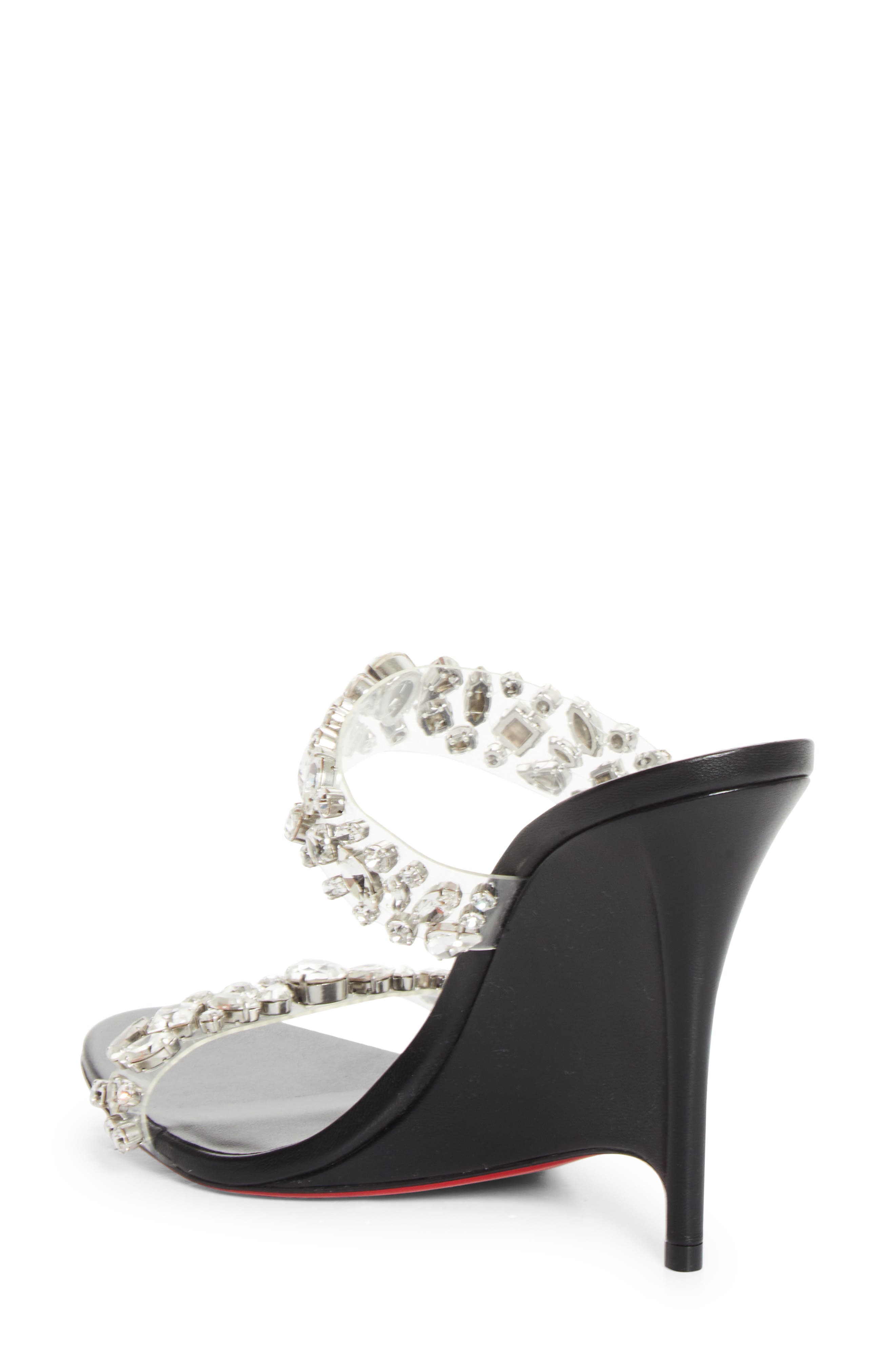 Solo Zee Jewel Sandal, Alternate, color, 5246 CRYSTAL/ BLACK/ LIN BK
