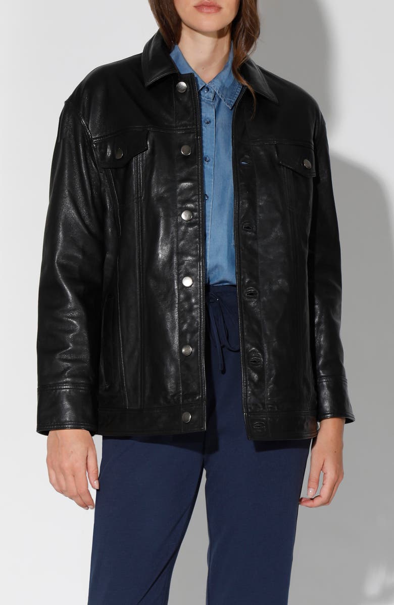 Walter Baker Sutton Leather Jacket, Alternate, color,