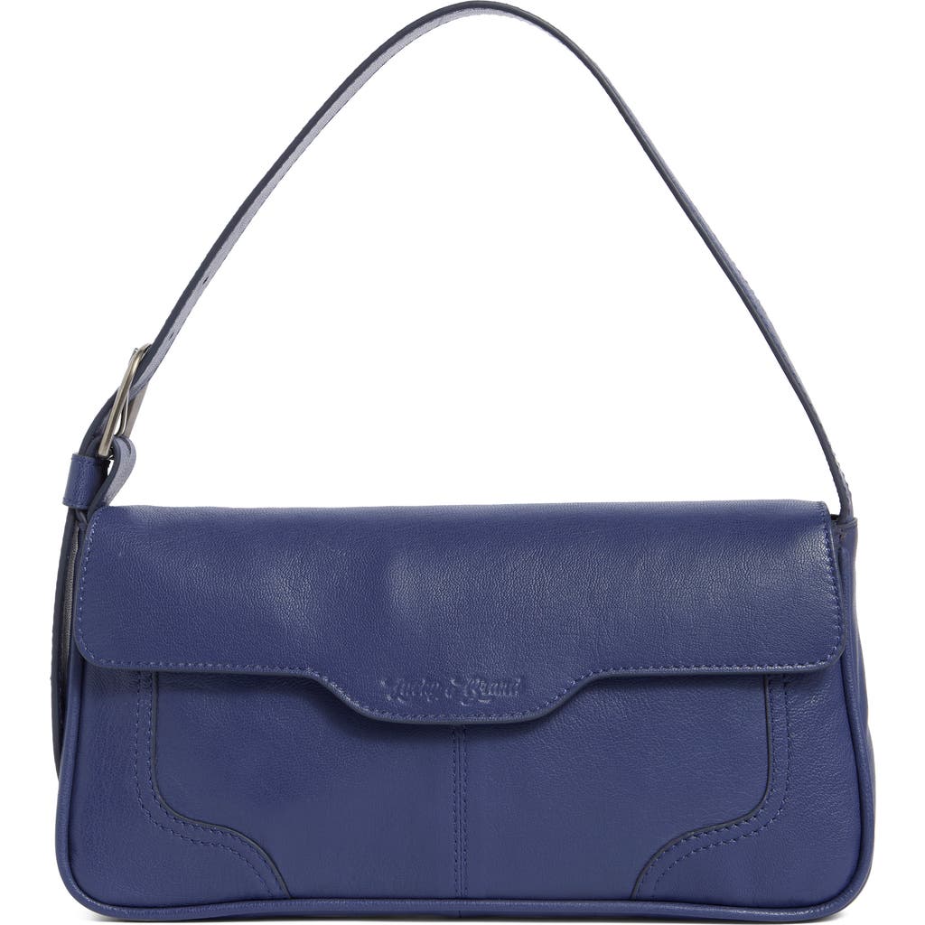 Lucky Brand Luma Leather Shoulder Bag In Purple