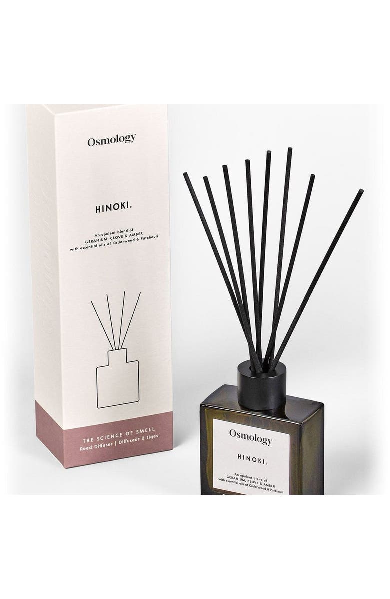 Osmology Hinoki Reed Diffuser, Main, color, Black