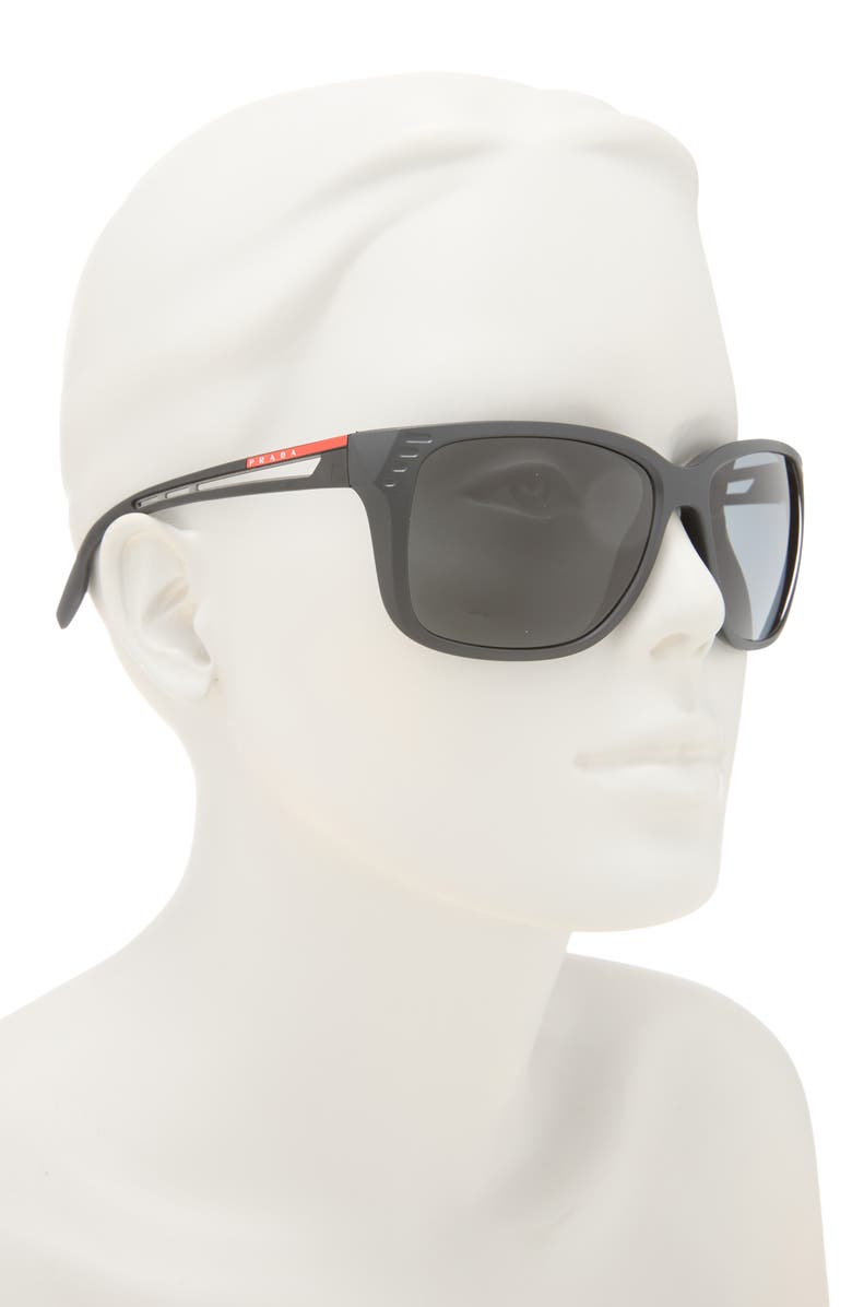 Prada Linea Rossa 59mm Square Sunglasses, Alternate, color,