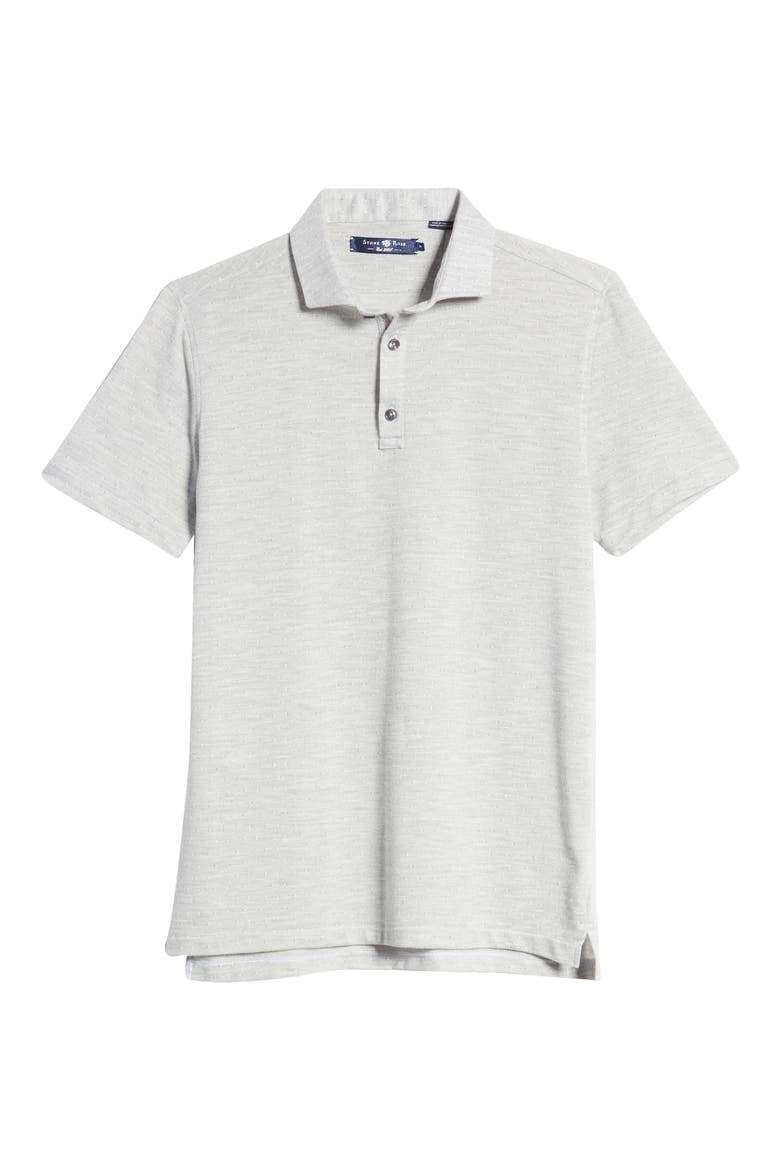 Jacquard Performance Polo, Alternate, color, WHITE