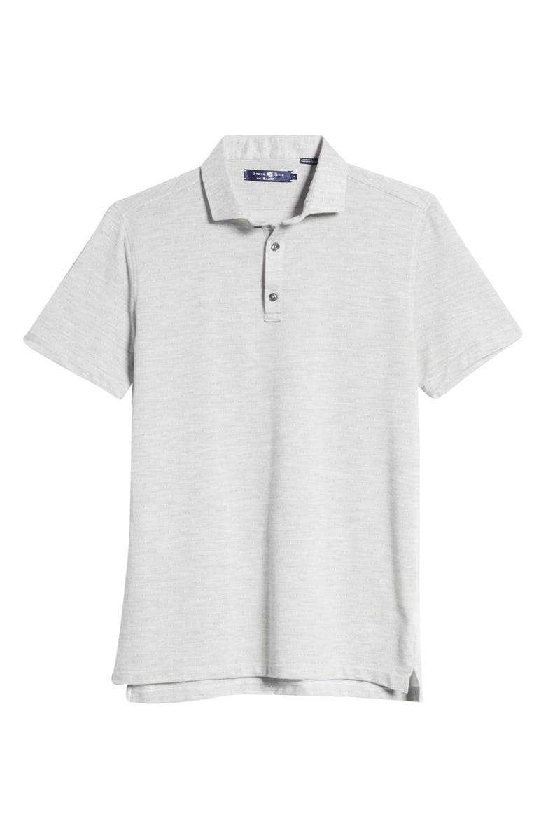 Stone Rose Jacquard Performance Polo, Alternate, color, 