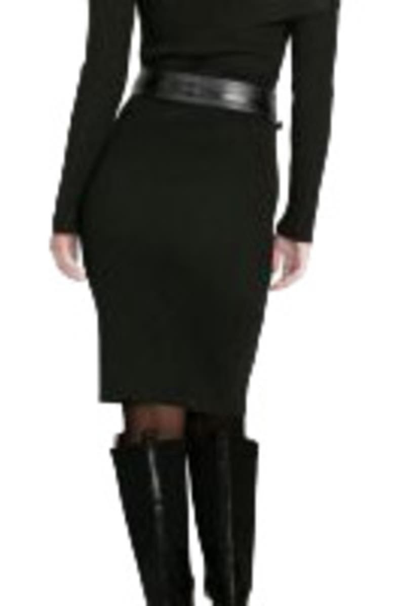 Belle & Bloom The Way You Move Knit Dress, Alternate, color, Black