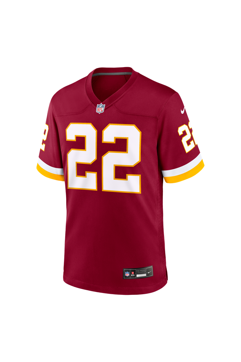 Men's Nike Jacory Croskey-Merritt Burgundy Washington Commanders Game Jersey, Alternate, color, Burgundy