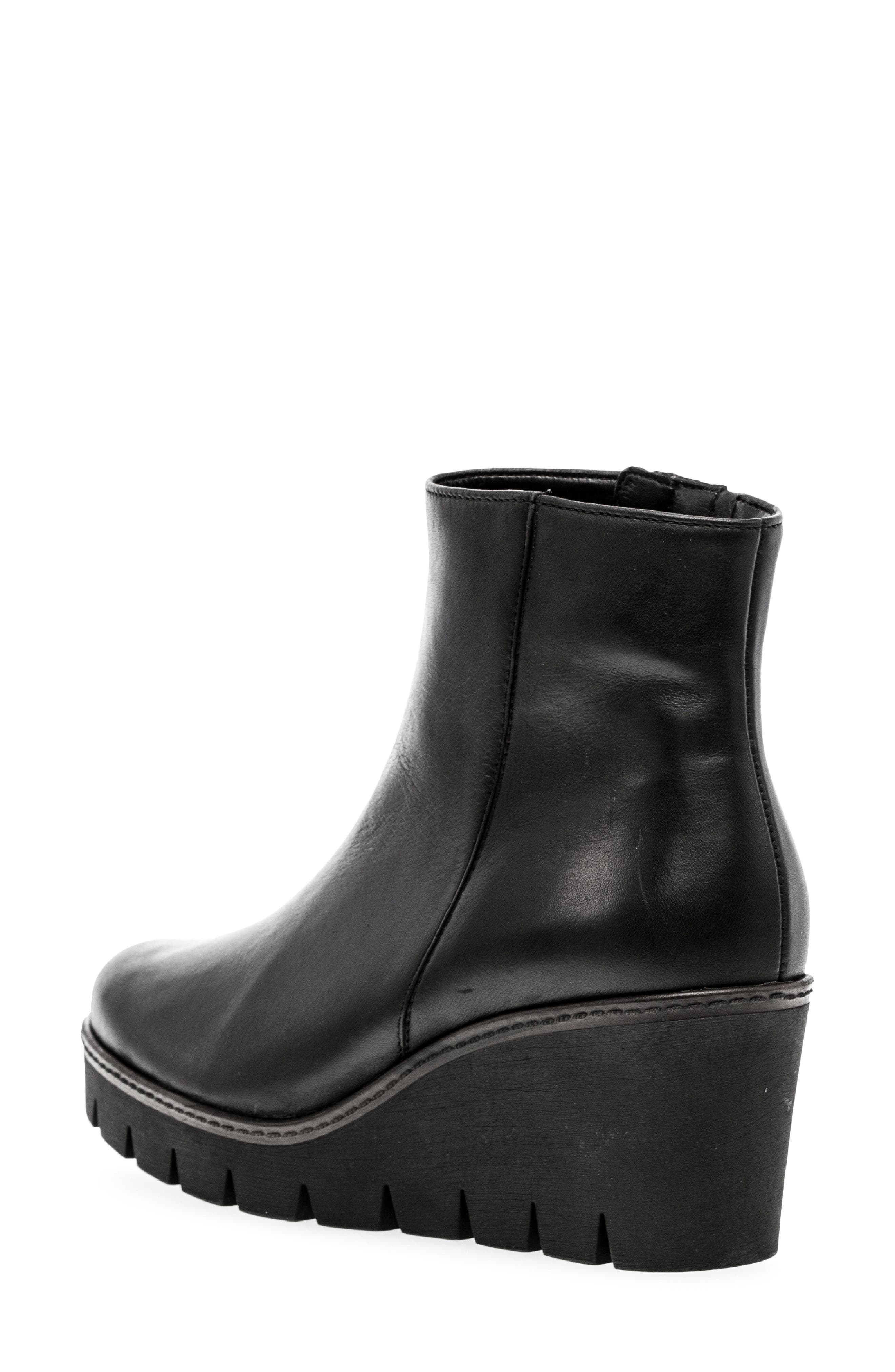 Gabor Wedge Bootie, Alternate, color, Black