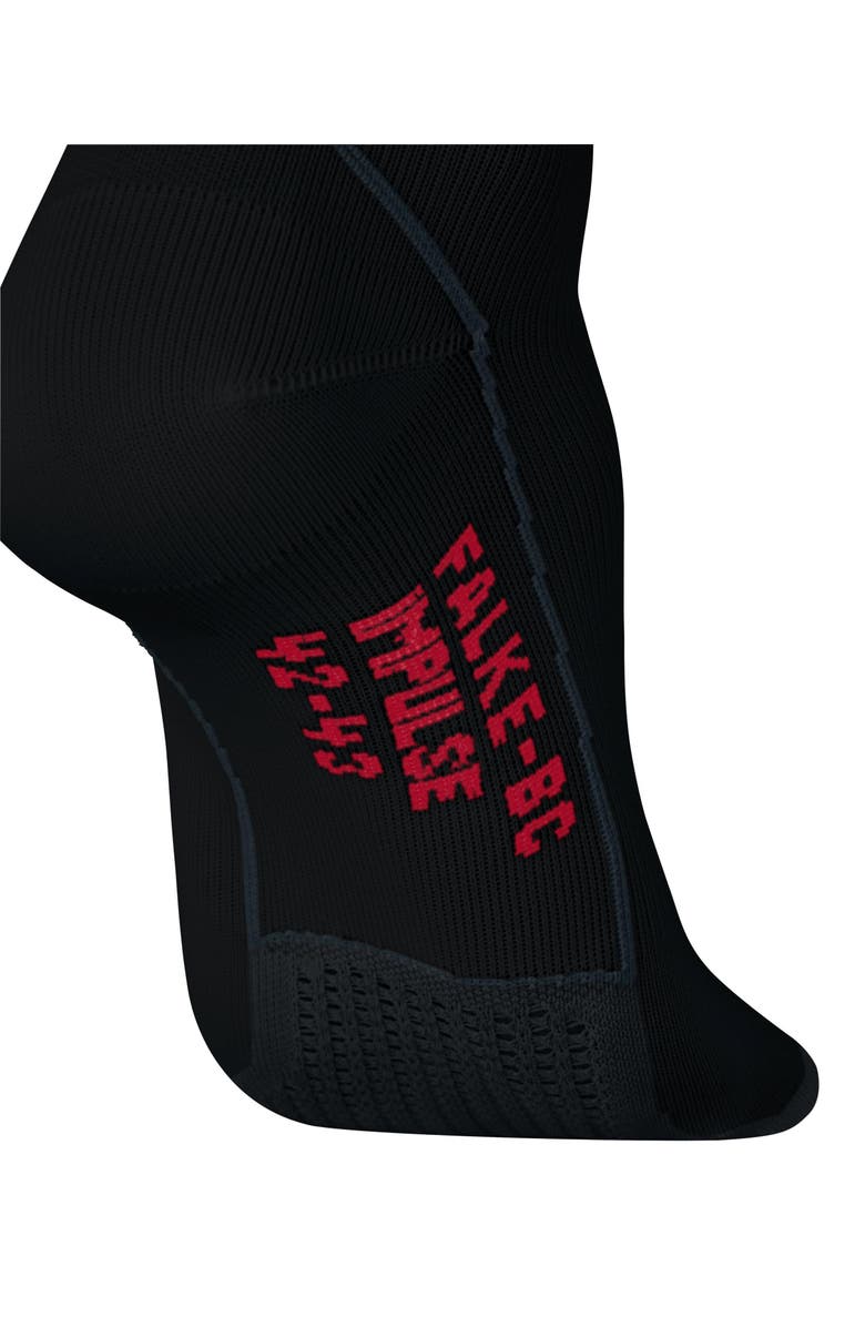 Falke BC Impulse Cycling Socks, Alternate, color, Black