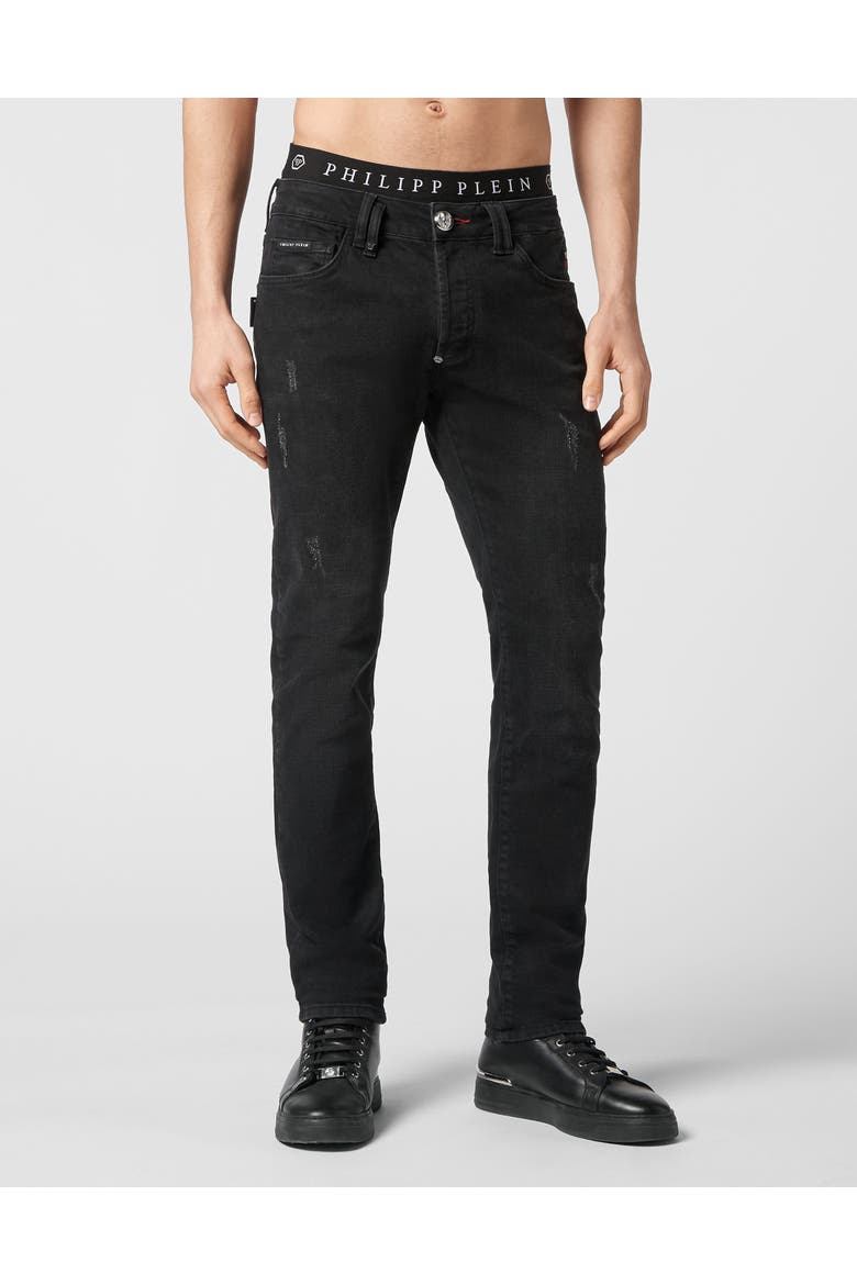 Jeans Straight Cut Men, Main, color, DarkSide
