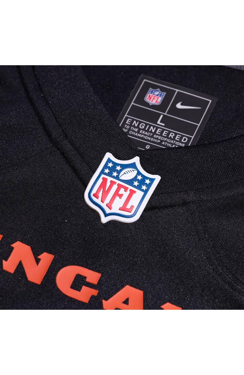Nike Men's Nike Chase Brown Black Cincinnati Bengals Team Game Jersey, Alternate, color, Black