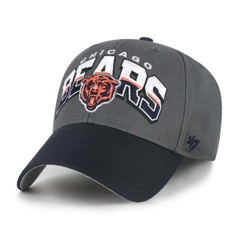 Men's '47 Charcoal Chicago Bears Split Block MVP Adjustable Hat