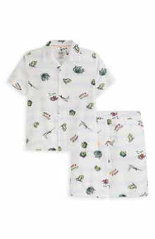 Scotch & Soda Button-Up Shirt & Shorts Set