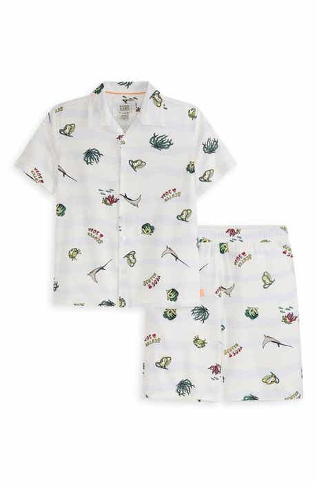 Scotch & Soda Button-Up Shirt & Shorts Set