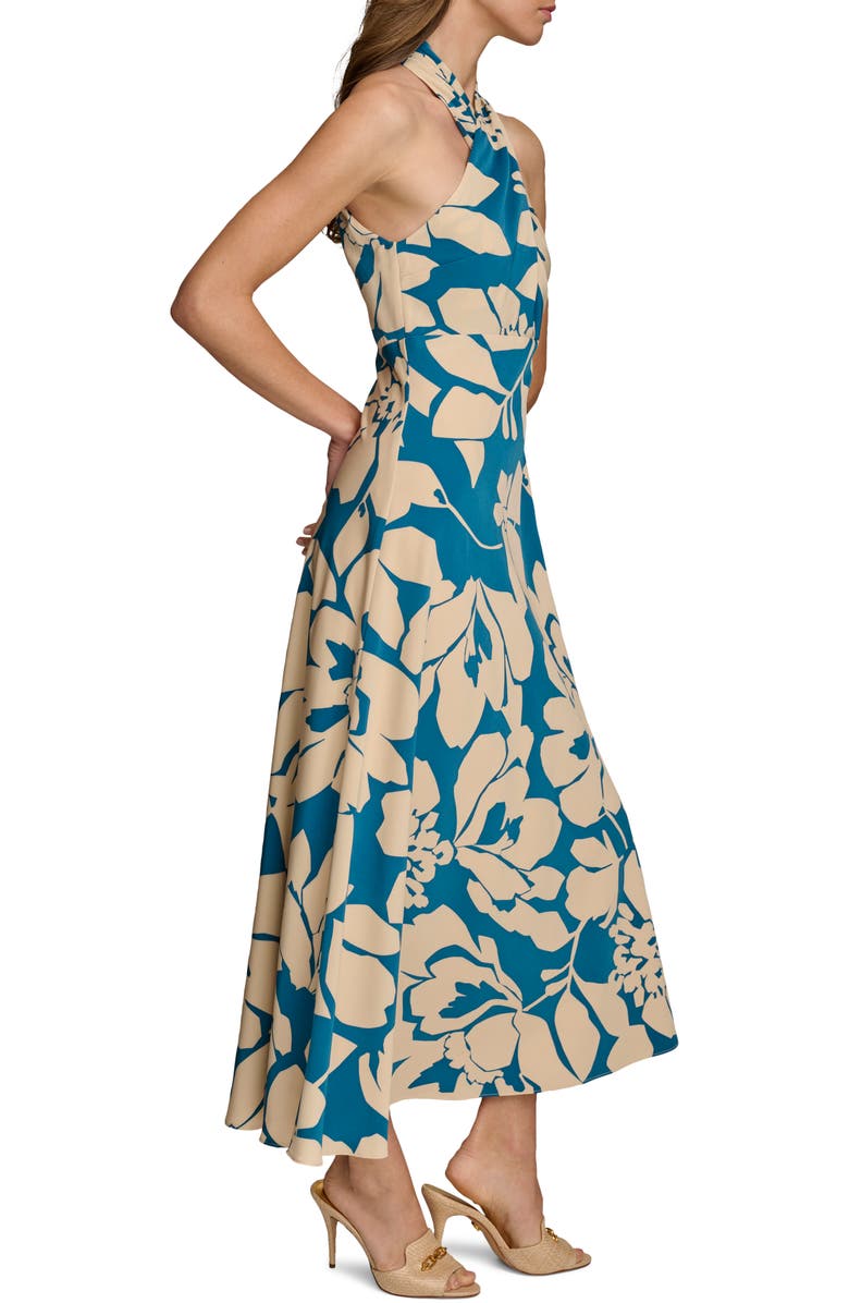Donna Karan New York Print Halter Maxi Dress, Alternate, color,