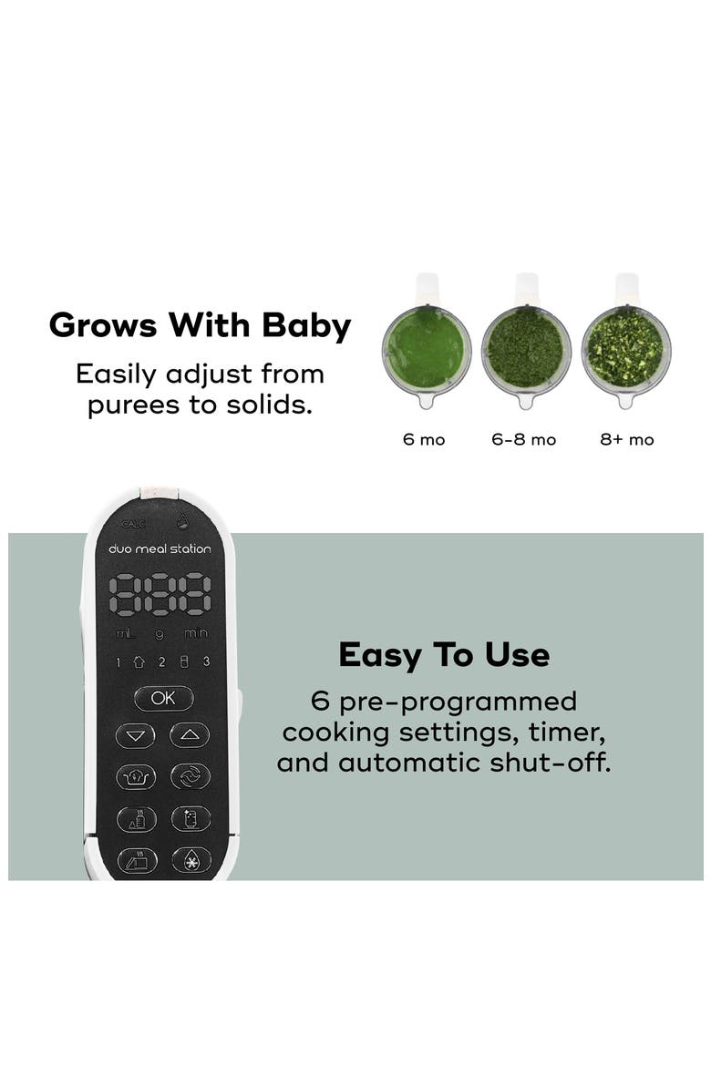 Duo Meal Station Baby Food Maker, Alternate, color, INDUSTRIAL GREY