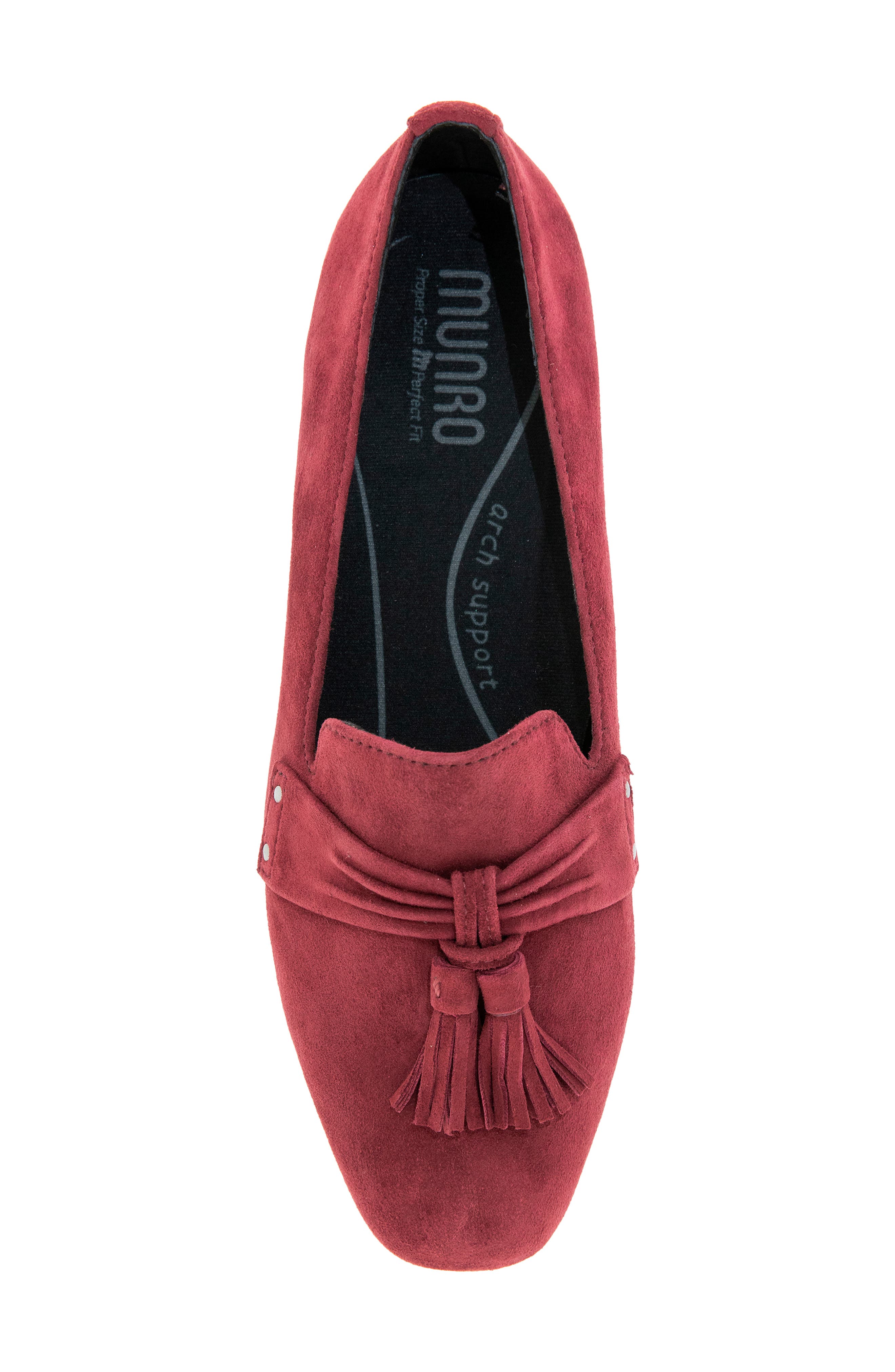 Ember Loafer, Alternate, color, WINE SUEDE
