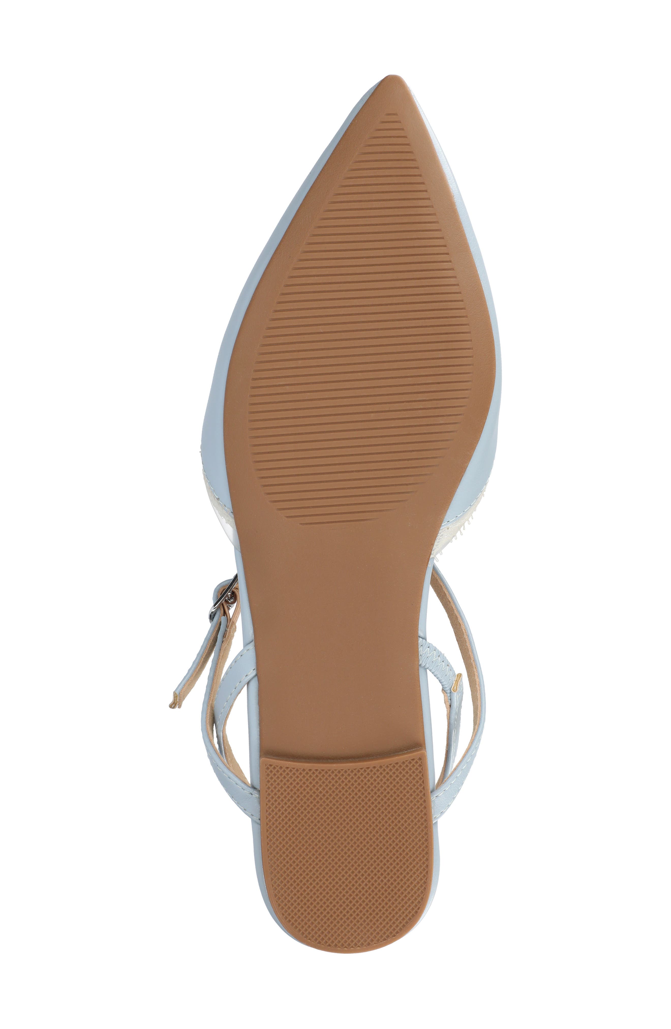 Martine SuperNatural Shades Slingback Flat, Alternate, color, SKY BLUE LACE