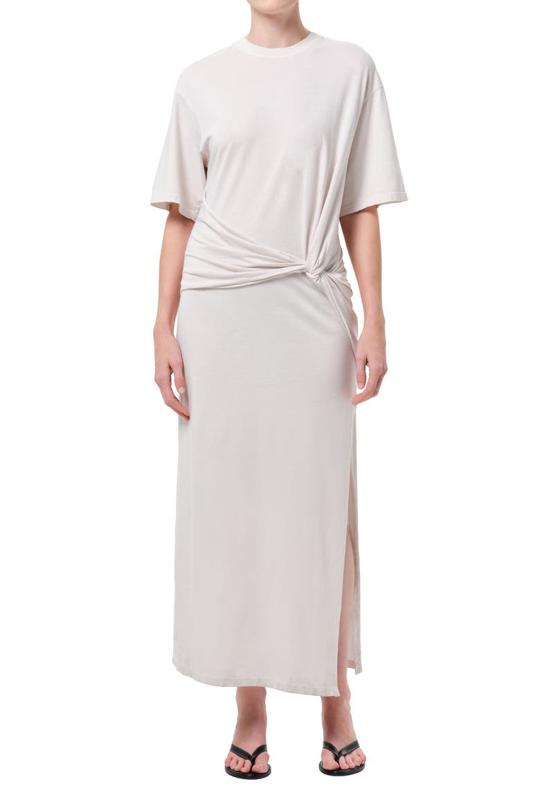 Zanna Twisted Maxi Dress, Main, color, BONE LT SANDY WHT