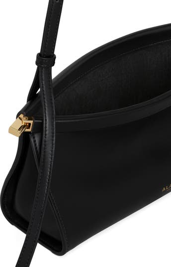 【ALAIA直営店】SAC LE CLICK EAST WEST SMALL EN CUIR ALAÏA OPTIC WHITE LE CLICK EAST WEST SMALL BAG IN LEATHER