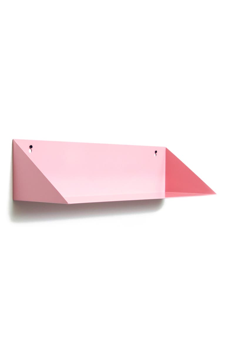 Wall Mounted Metal Shelf (Nordstrom Exclusive), Alternate, color, PINK