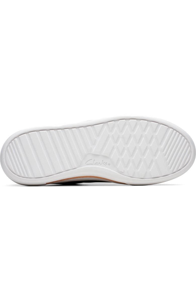 Clarks<sup>®</sup> Hollyhock Walk Sneaker, Alternate, color, Black Leather