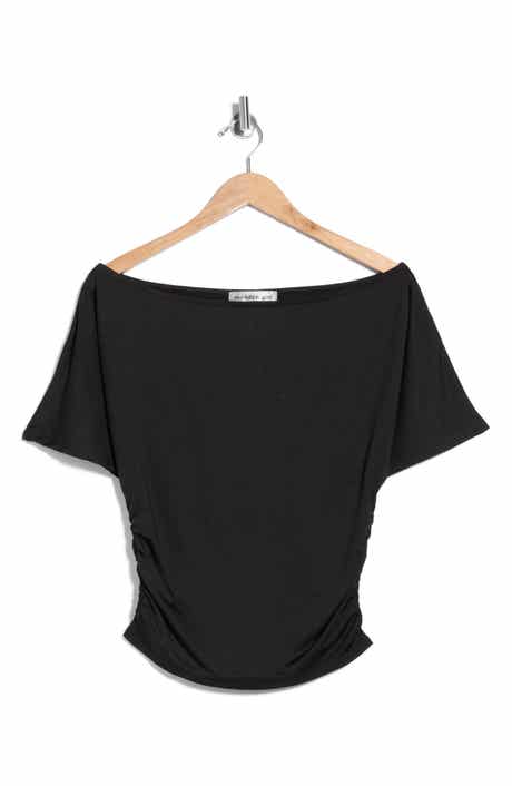 Madden Girl Asymmetric Off the Shoulder Top