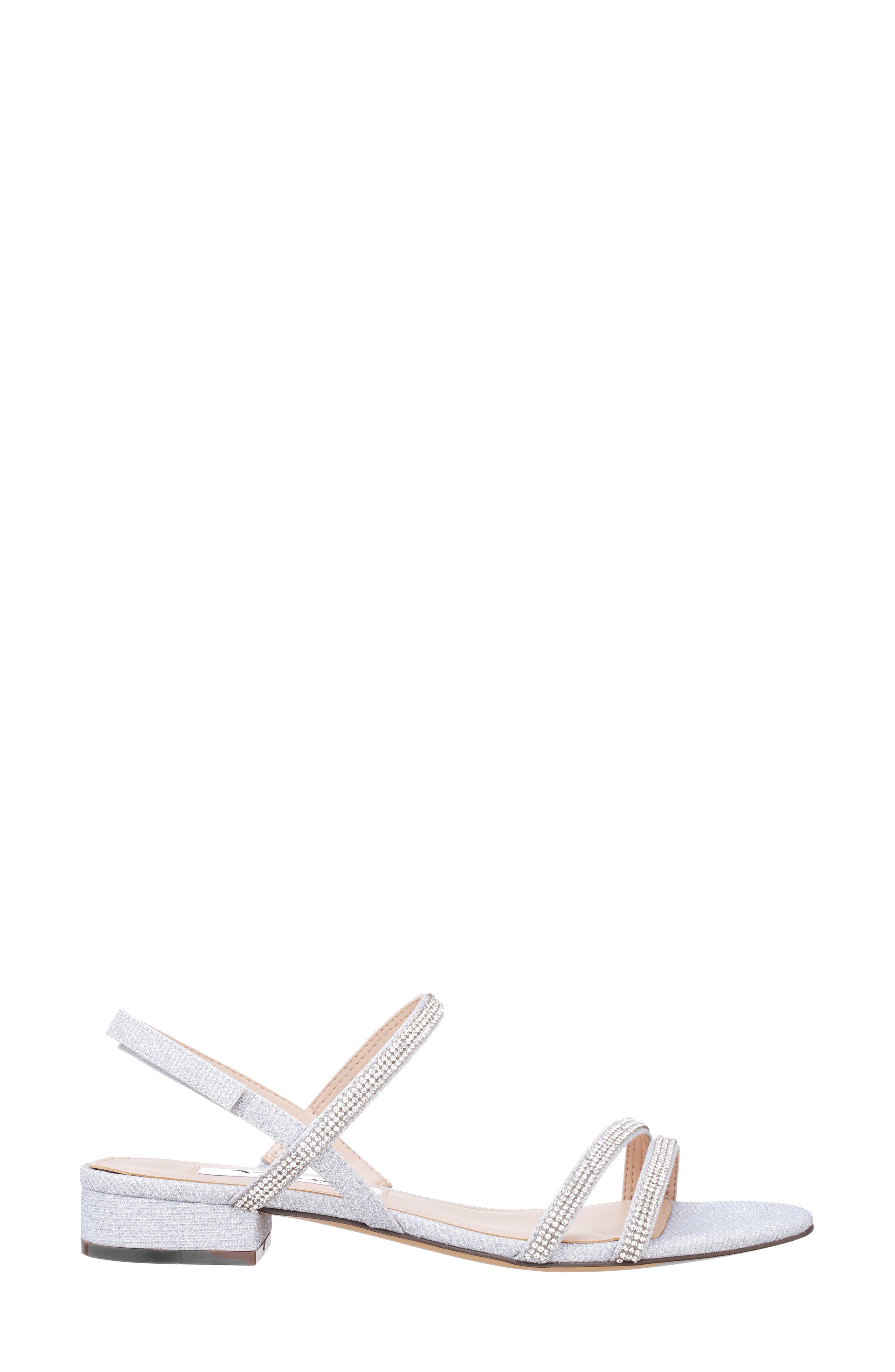 Sarita Slingback Sandal, Alternate, color, SILVER LUNA