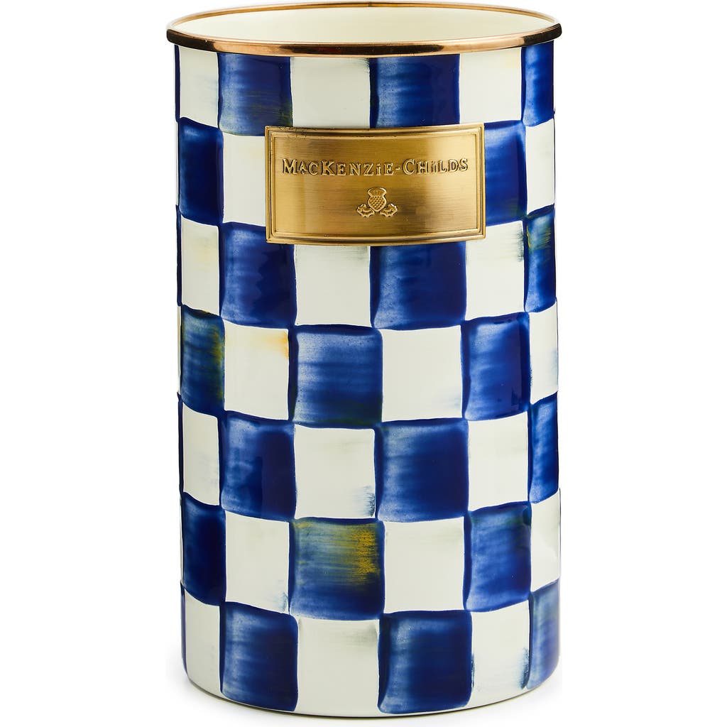 Mackenzie-childs Mackenzie Childs Royal Check Utensil Holder