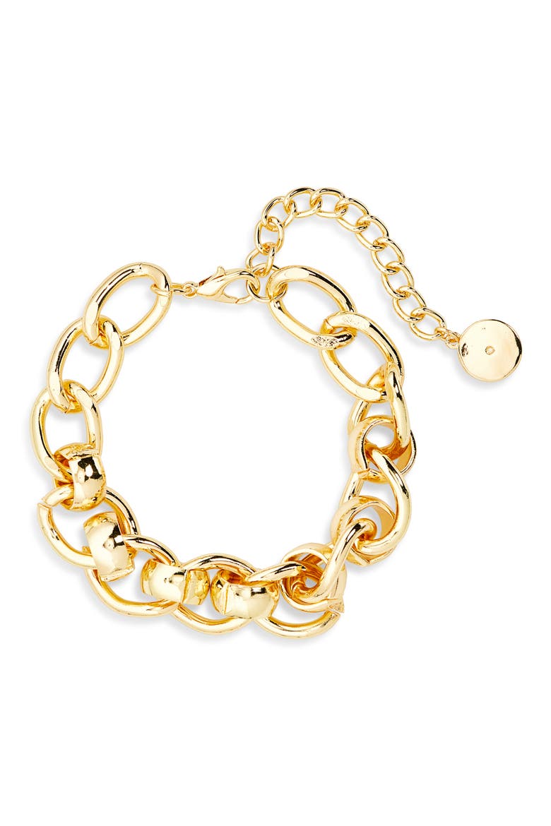 Chain Bracelet, Main, color, GOLD TONE