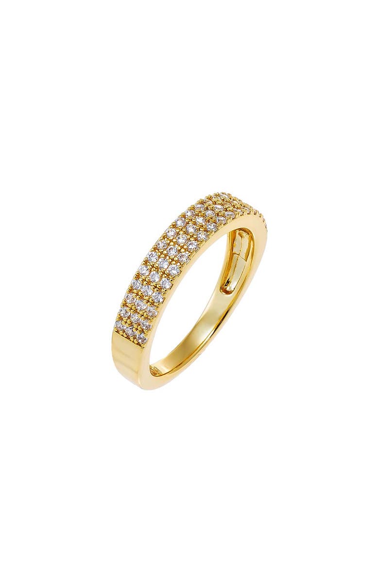 BY ADINA EDEN Pave Triple Row Eternity Band Ring, Main, color,