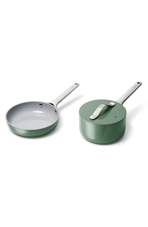 Nonstick Ceramic Mini Fry Pan & Sauce Pan Set