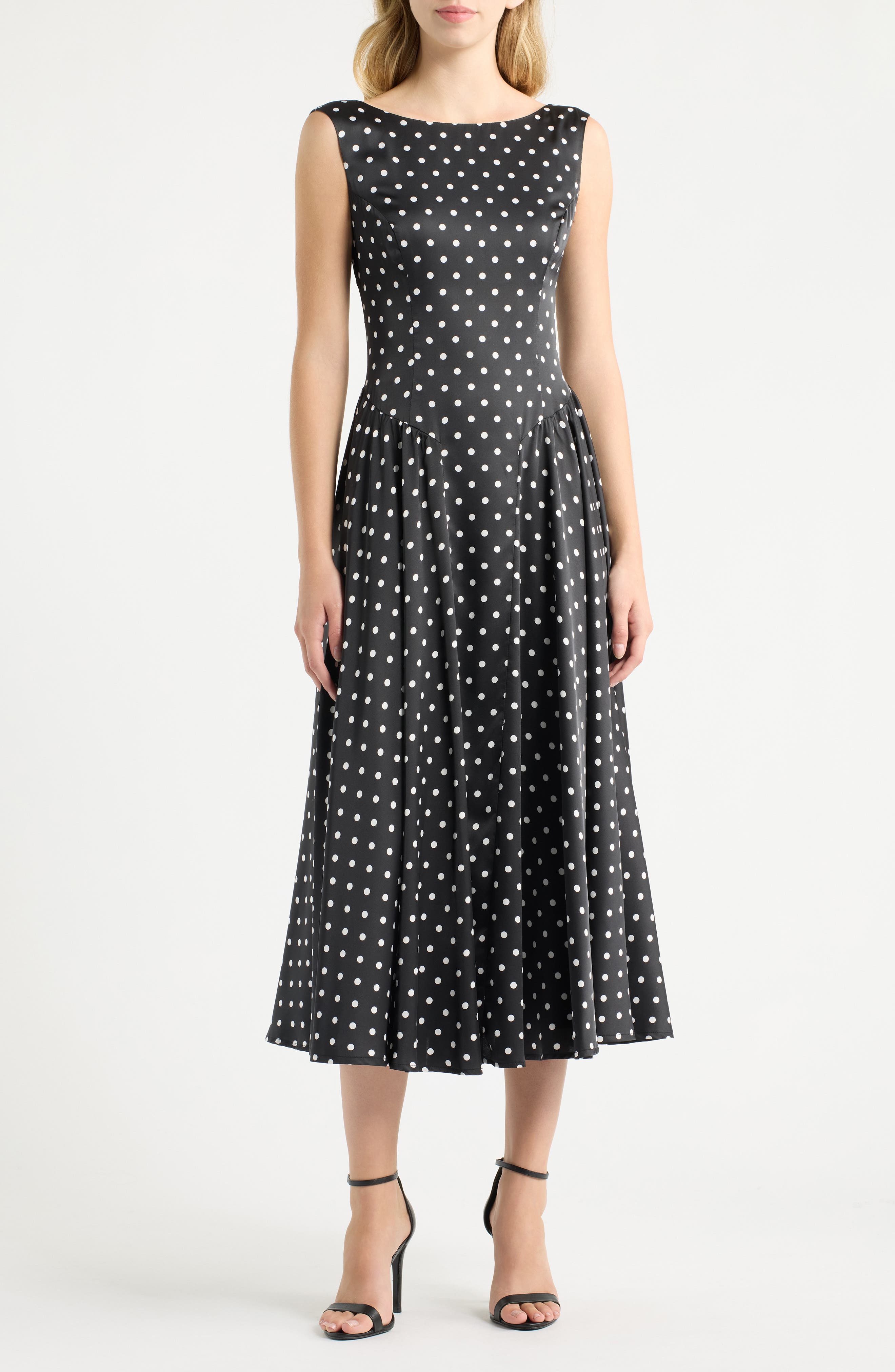 Renee Polka Dot Midi Dress