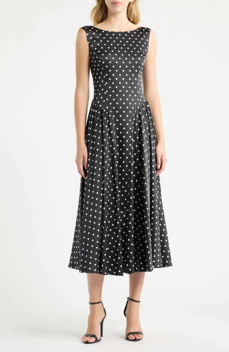 Renee Polka Dot Midi Dress
