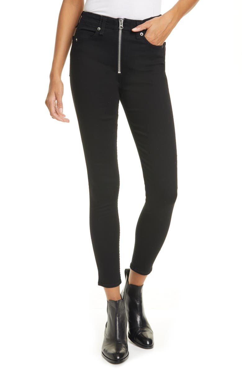 rag & bone Nina High Waist Ankle Skinny Jeans, Main, color, 