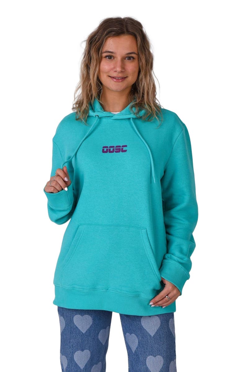 OOSC Retro OOSC Hoodie - Aqua, Main, color, Aqua